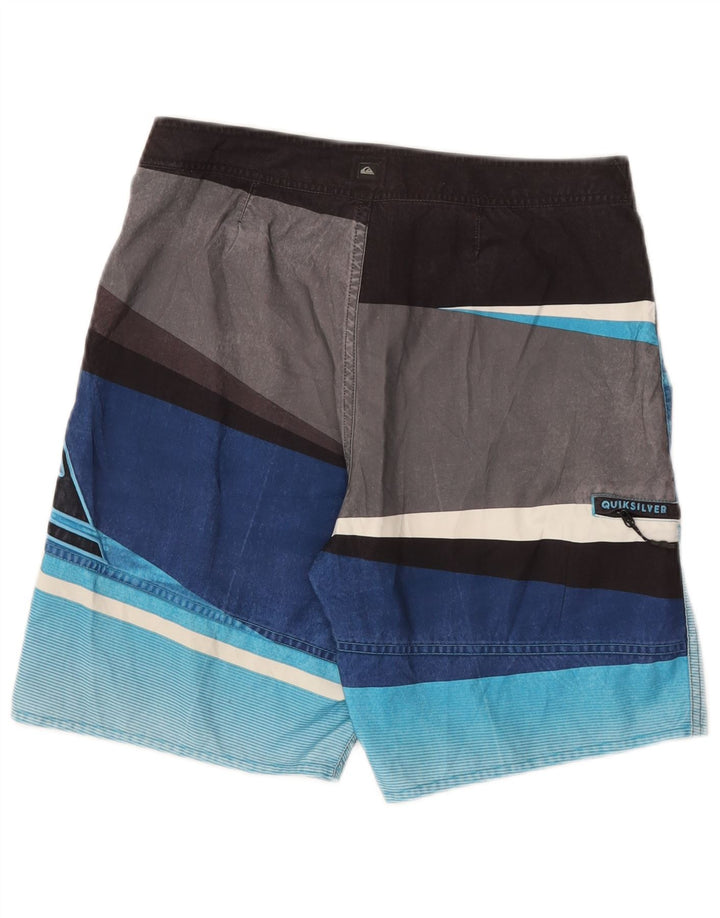 Quiksilver Mens Graphic Swimming Shorts Medium  Multicoloured Colourblock