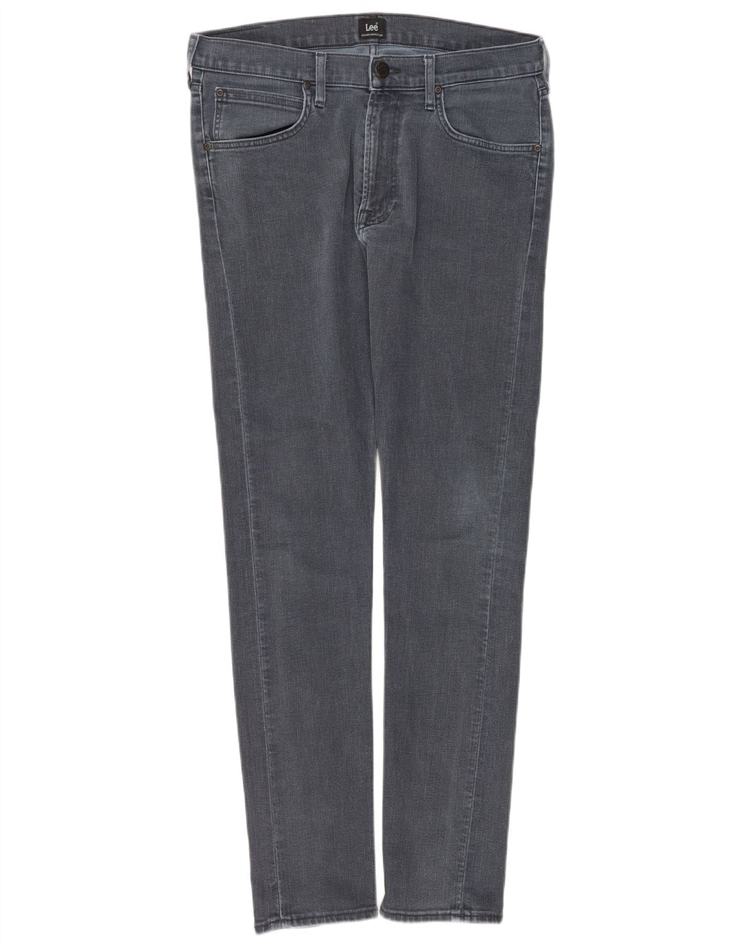 Lee Mens Luke Skinny Jeans W33 L34 Grey Cotton