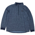 Under Armour Mens Cold Gear Pullover Tracksuit Top XL Navy Blue Flecked