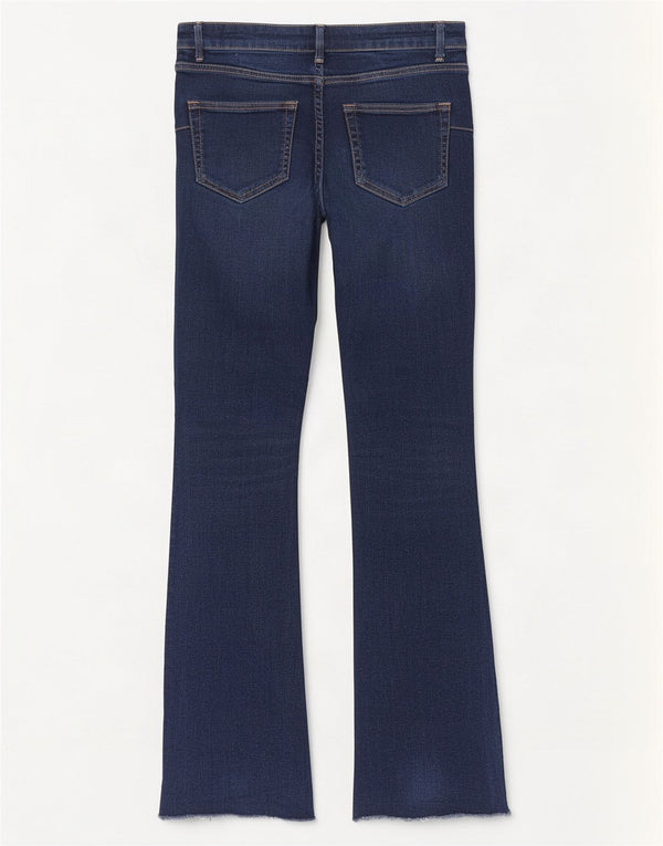 Zara Womens Flared Jeans EU 38 Small W28 L33 Navy Blue