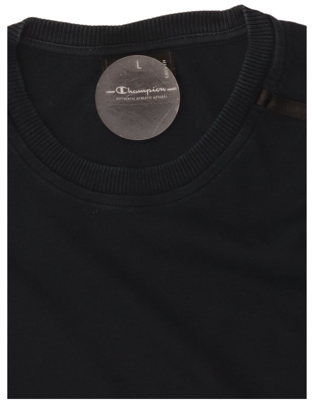 CHAMPION Girls Easy Fit T-Shirt Top 11-12 Years Large Navy Blue