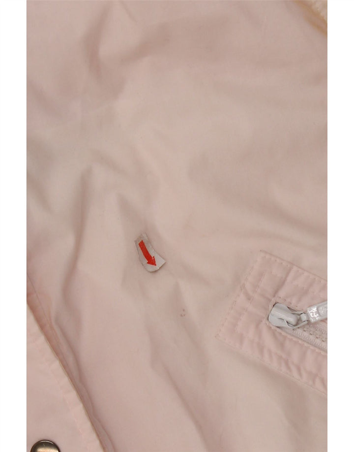 Rodeo Womens Oversized Padded Jacket US 12 Large Pink Colourblock Polyester