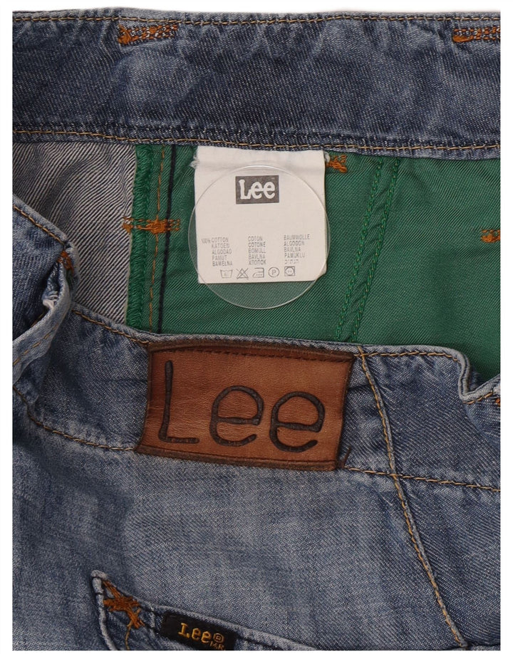 Lee Womens Key West Capri Jeans W29 L21 Blue Cotton