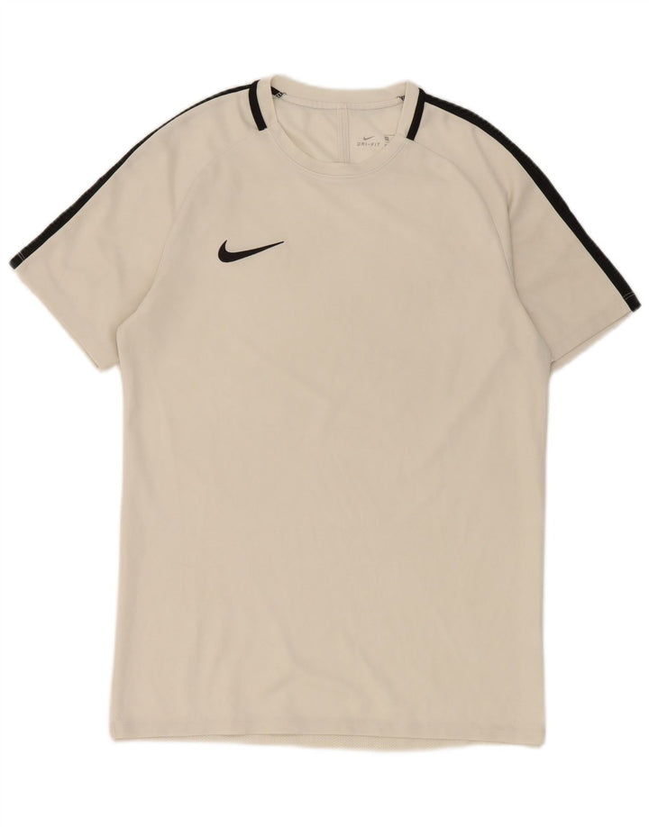 Nike Mens Dri Fit T-Shirt Top Medium White