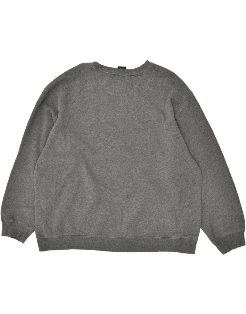 STARTER Mens Sweatshirt Jumper UK 46/48 XL Grey Polyester | Vintage Starter | Thrift | Second-Hand Starter | Used Clothing | Messina Hembry 