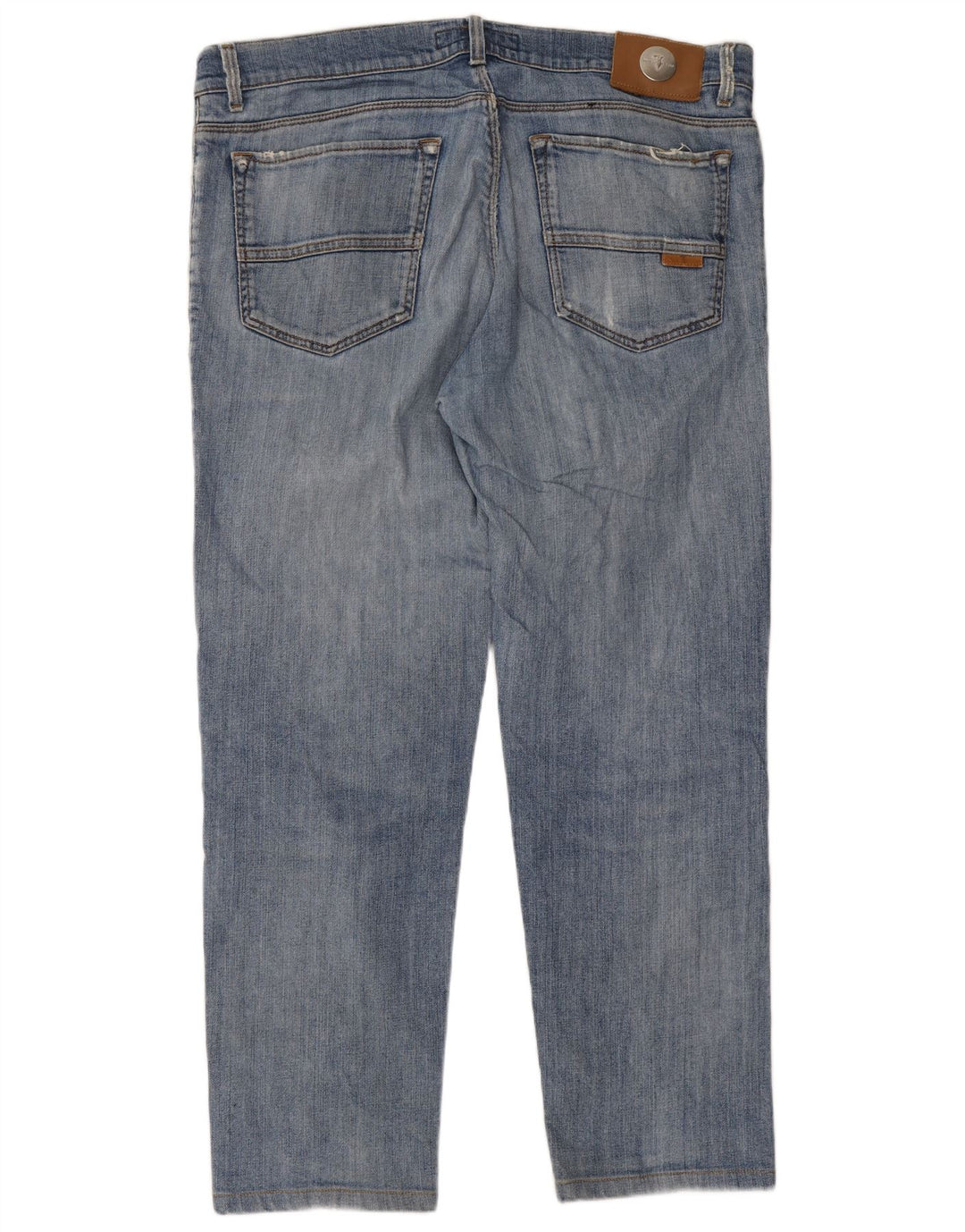 Trussardi Womens Straight Jeans W35 L27 Blue