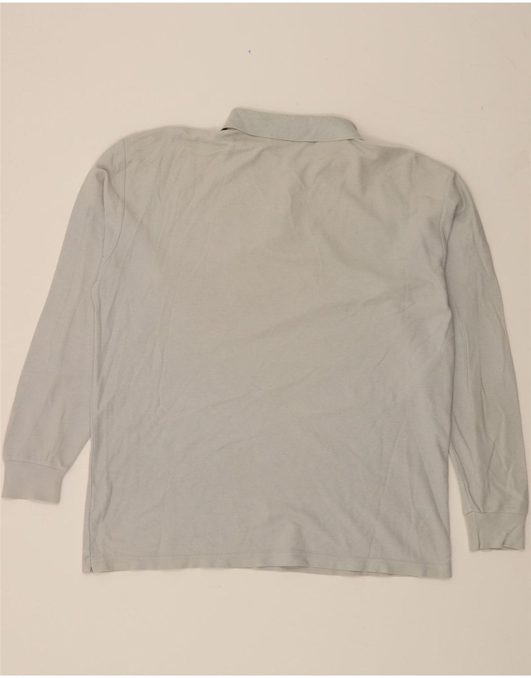 DIADORA Mens Long Sleeve Polo Shirt IT 50 Medium Grey Cotton Vintage Diadora and Second-Hand Diadora from Messina Hembry 