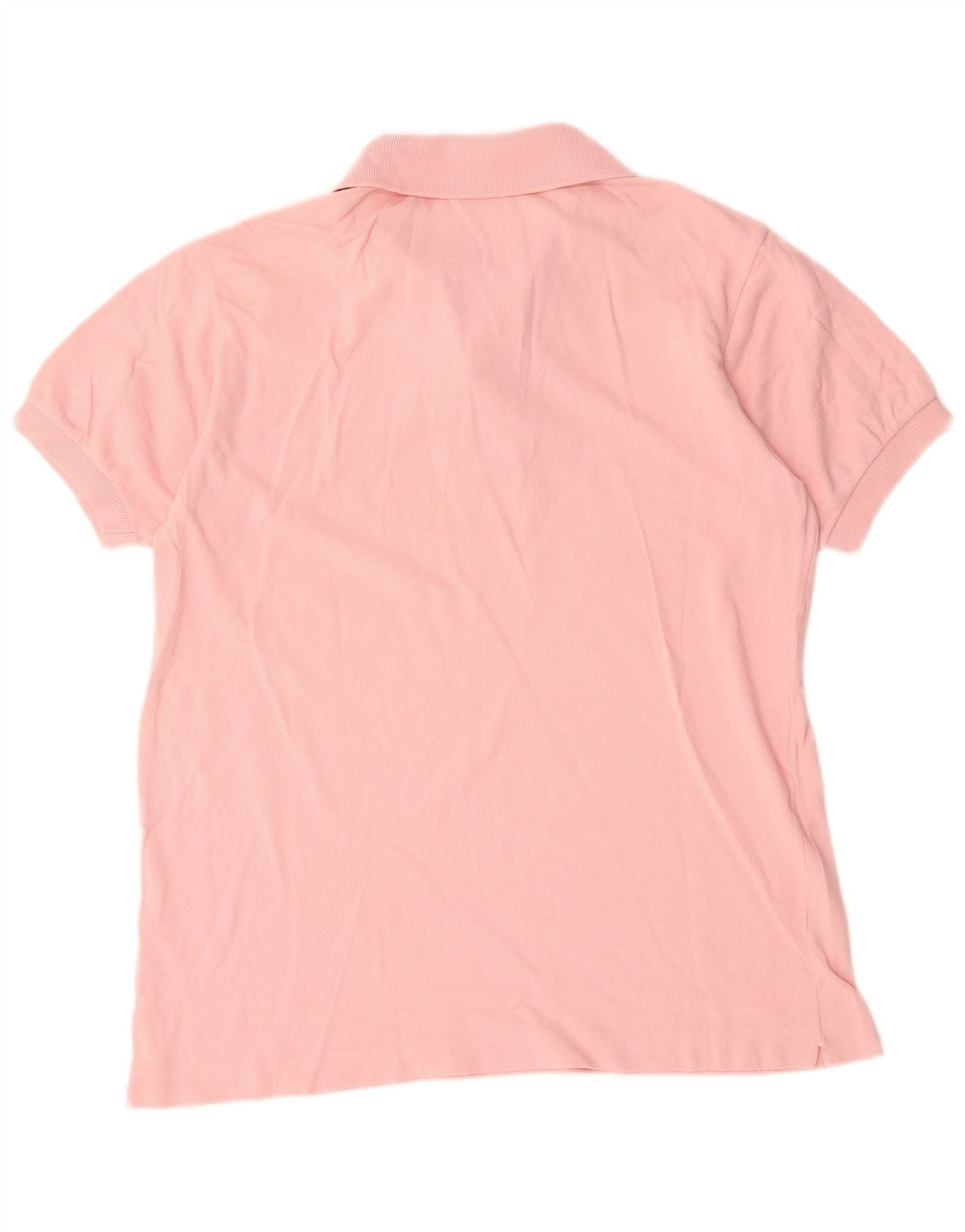 Lacoste Mens Polo Shirt Size 5 Large Pink Cotton