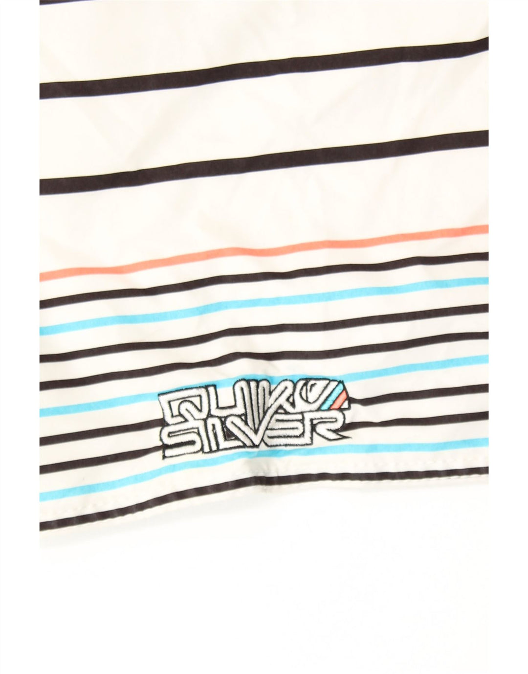 QUIKSILVER Mens Swimming Shorts Medium  White Striped