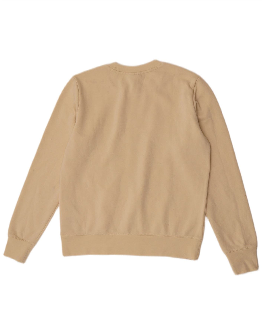 Champion Womens Graphic Sweatshirt Jumper UK 12 Medium Yellow Cotton