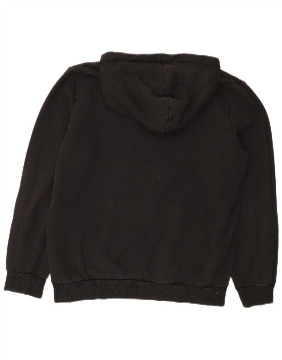 Puma Mens Graphic Hoodie Jumper Medium Black Cotton