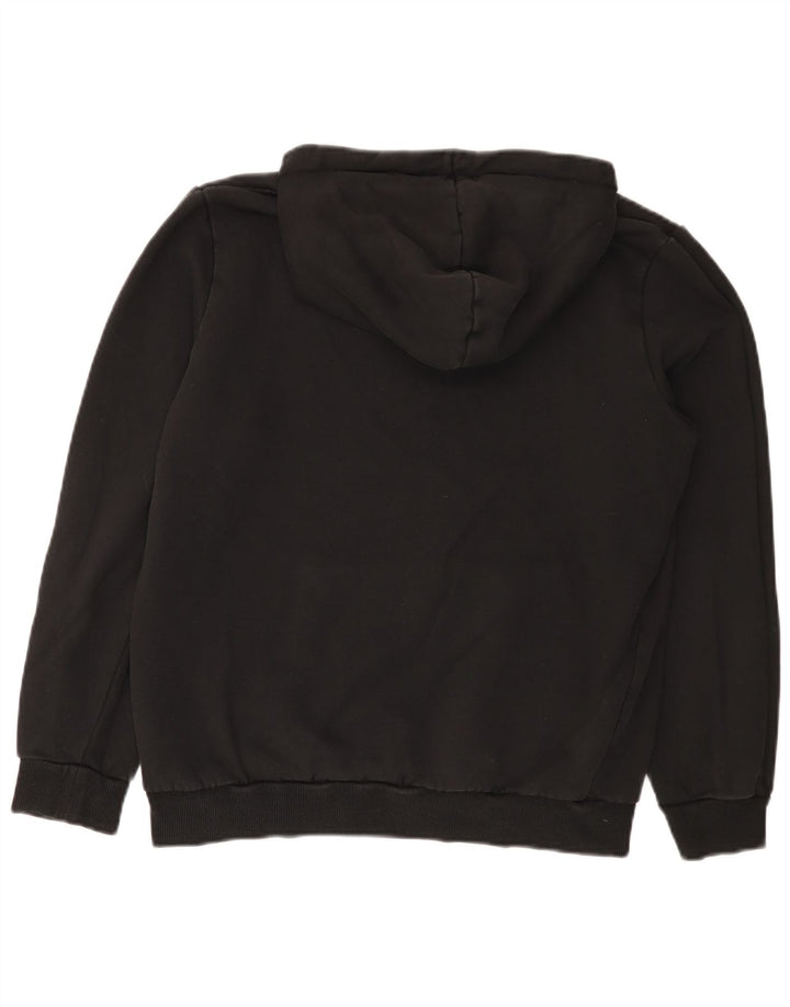 Puma Mens Graphic Hoodie Jumper Medium Black Cotton