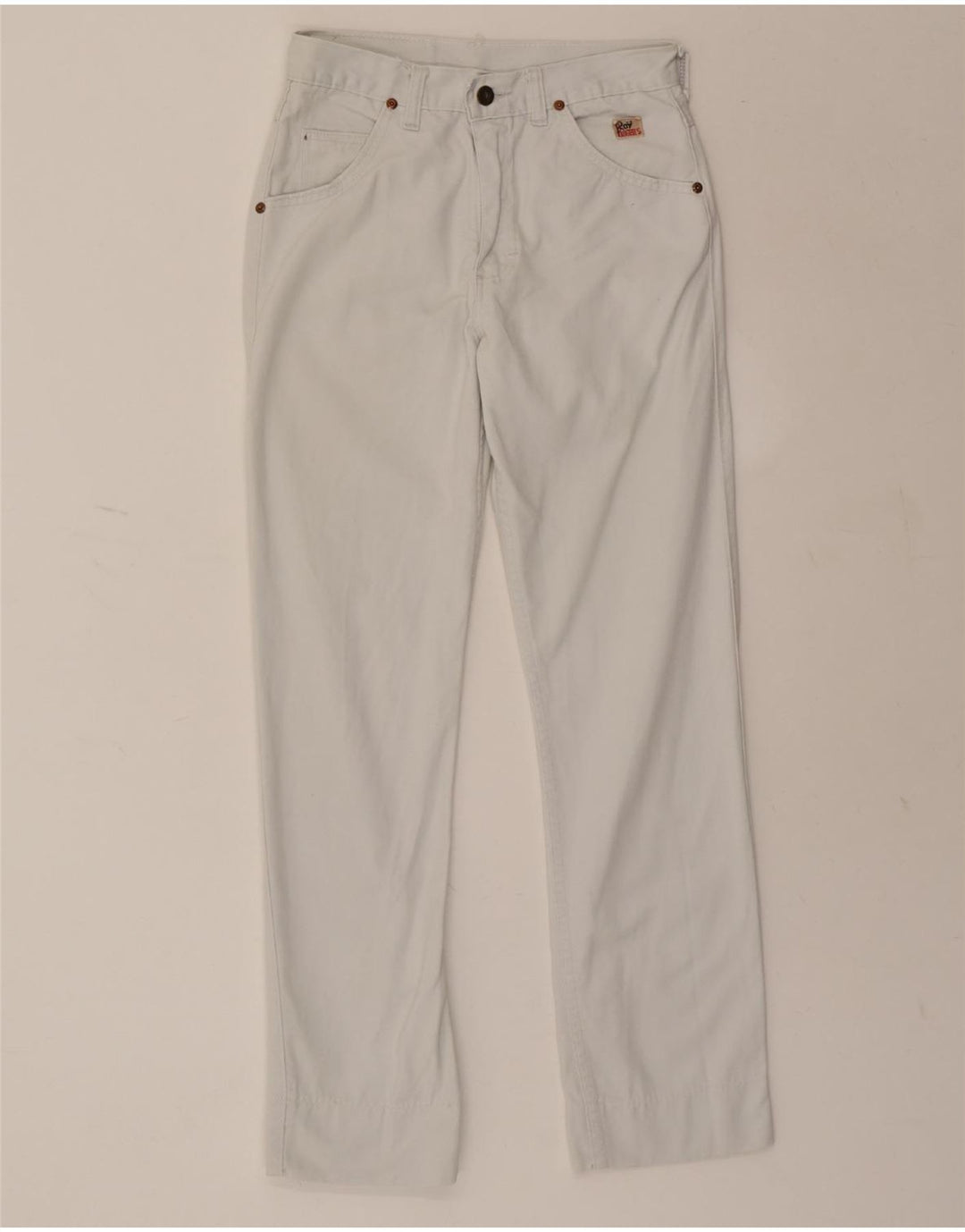 ROY ROGERS Womens Straight Jeans W28 L30 White Vintage Roy Rogers and Second-Hand Roy Rogers from Messina Hembry 