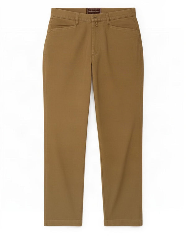 Marlboro Classics Mens Straight Casual Trousers EU 46 Small W29 L31 Beige