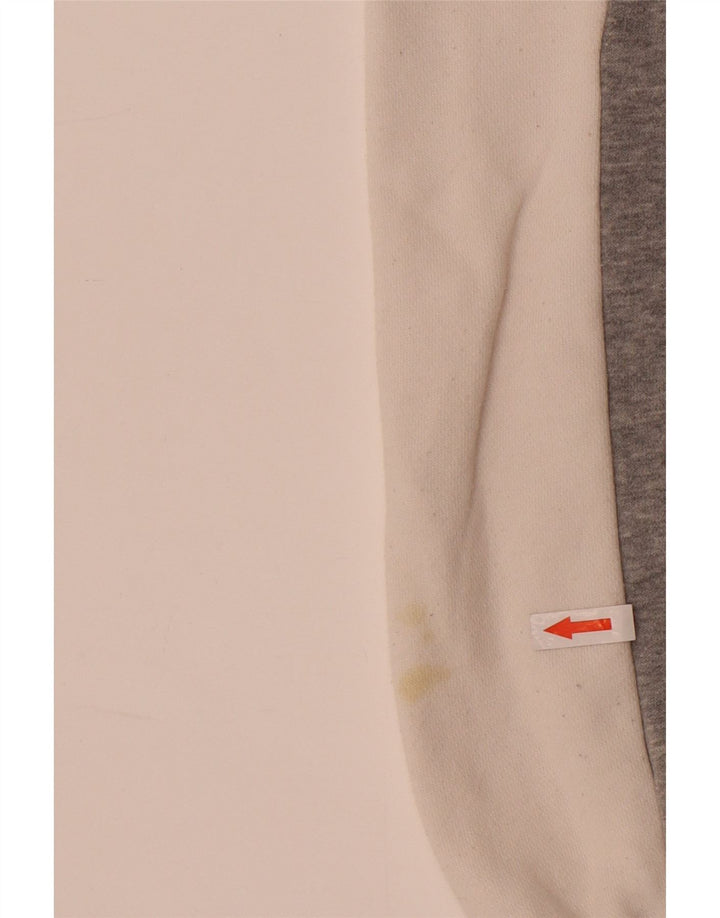 Nike Mens Tracksuit Trousers Joggers Small Grey Colourblock Cotton