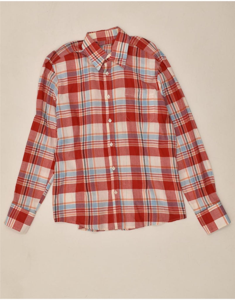 JACK & JONES Mens Shirt Large Red Check Cotton | Vintage Jack & Jones | Thrift | Second-Hand Jack & Jones | Used Clothing | Messina Hembry 