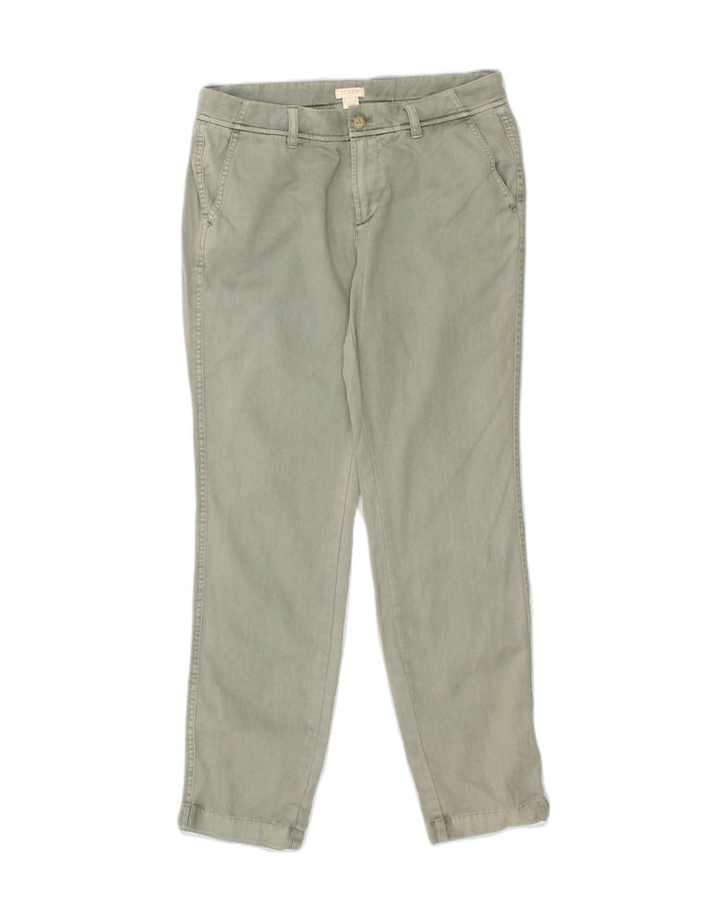 J. CREW Womens Low Waist Slim Chino Trousers US 2 XS W30 L28 Grey Cotton | Vintage J. Crew | Thrift | Second-Hand J. Crew | Used Clothing | Messina Hembry 