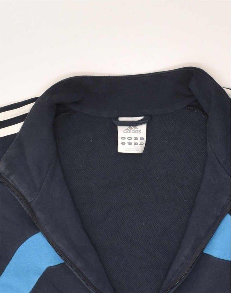 ADIDAS Mens Tracksuit Top Jacket Large Navy Blue Cotton | Vintage Adidas | Thrift | Second-Hand Adidas | Used Clothing | Messina Hembry 