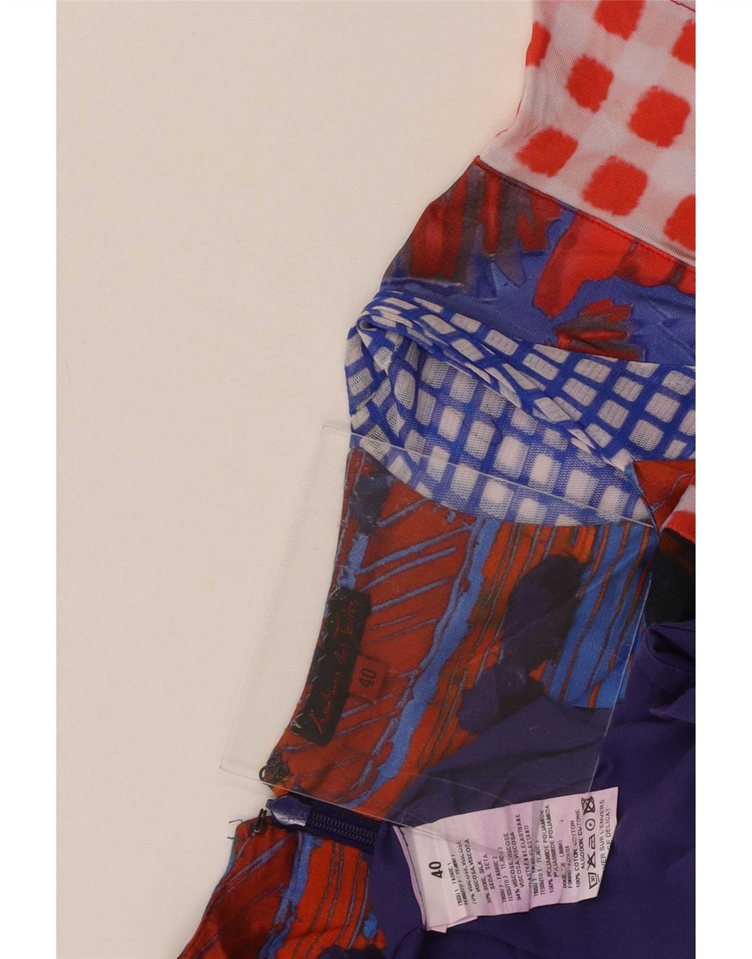 Aventures des Toiles Womens A-Line Dress EU 40 Medium Multicoloured