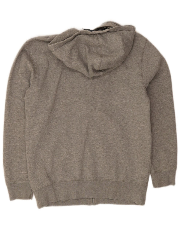 Gap Boys Graphic Zip Hoodie Sweater 11-12 Years XL Grey Cotton
