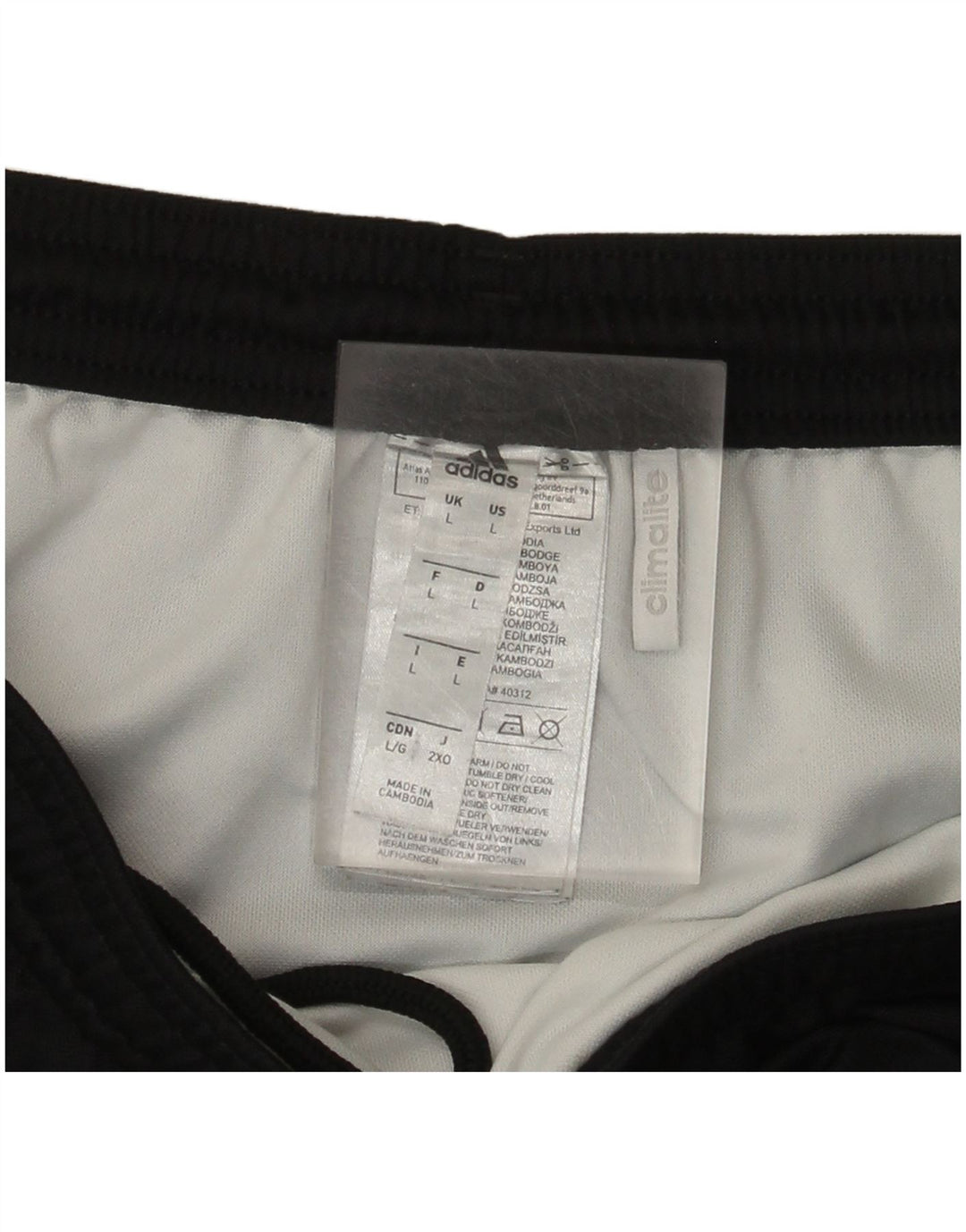 Adidas Mens Climalite Sport Shorts Large  Black Polyester