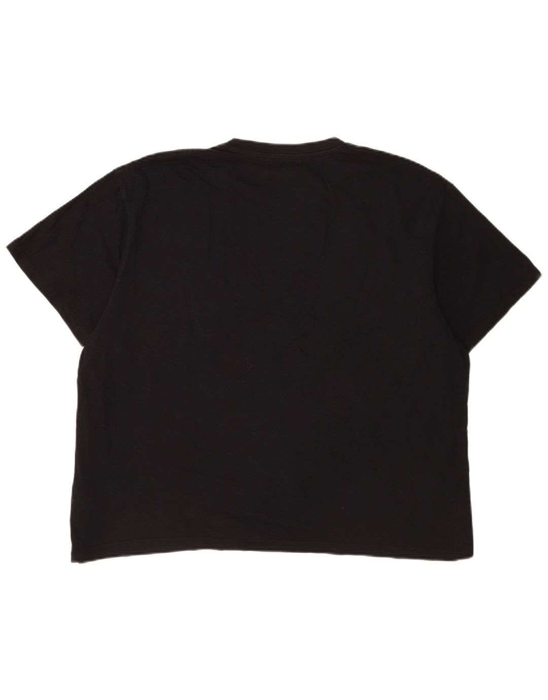 Wrangler Mens T-Shirt Top Large Black Cotton