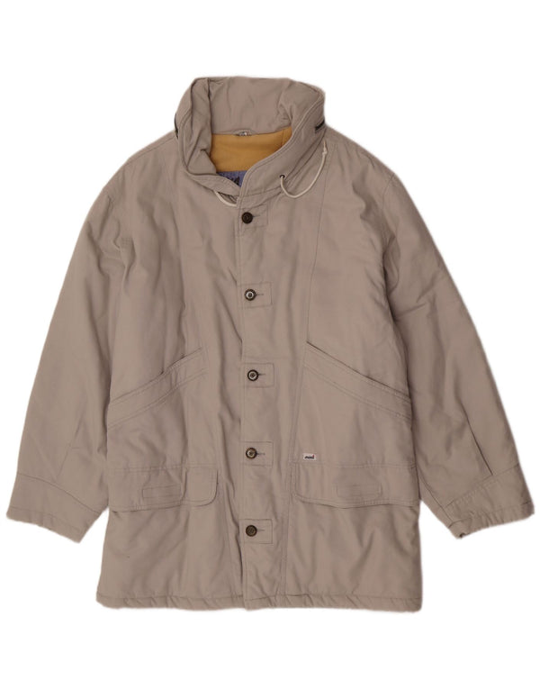 C&A Mens Hooded Loose Fit Windbreaker Jacket EU 48 Medium Beige Classic