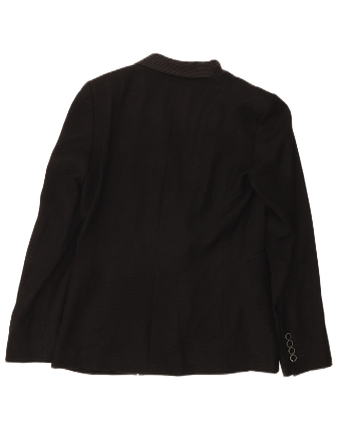 MASSIMO DUTTI Womens 1 Button Blazer Jacket EU 36 XS Black Wool