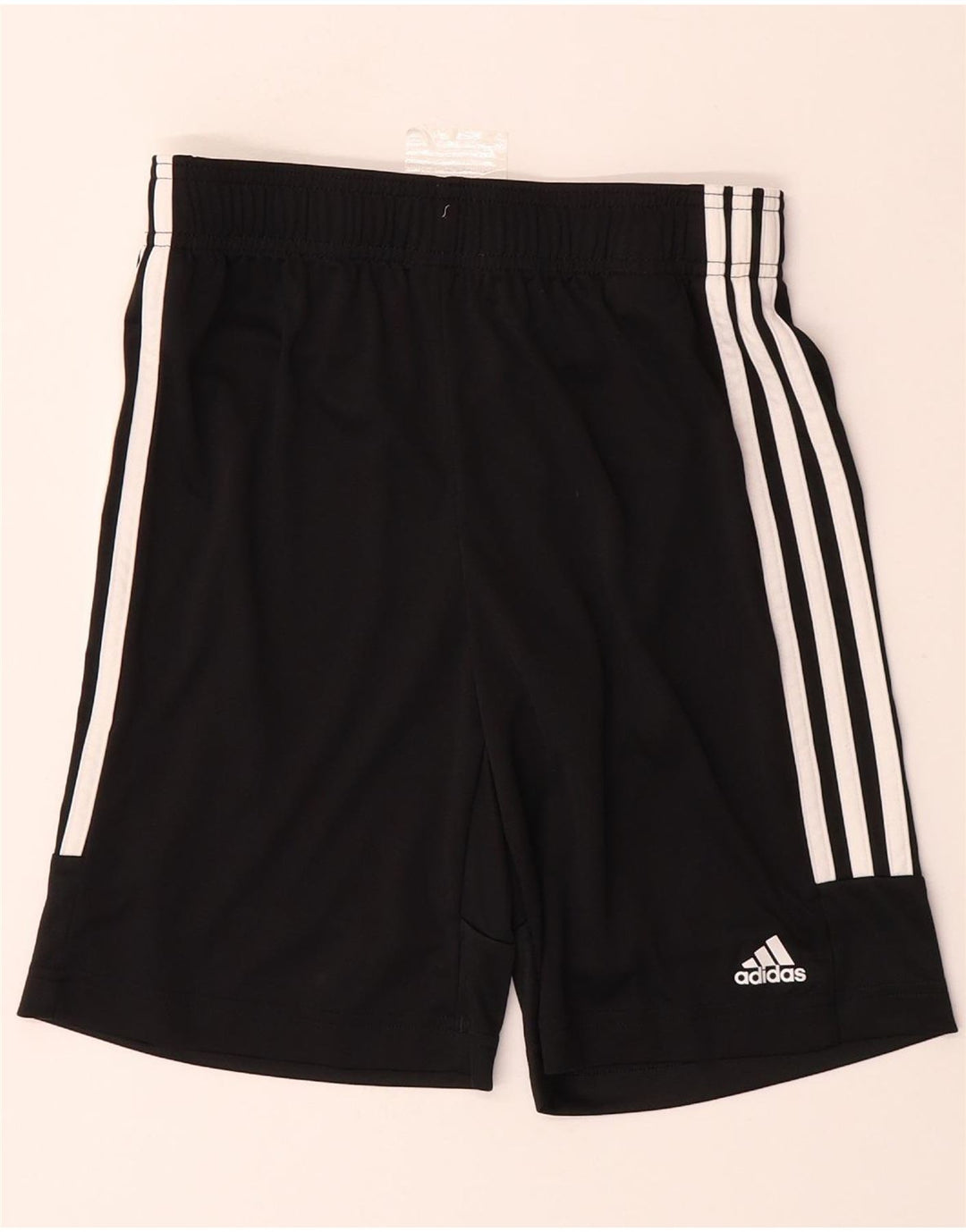 ADIDAS Boys Aeroready Sport Shorts 11-12 Years Black Polyester