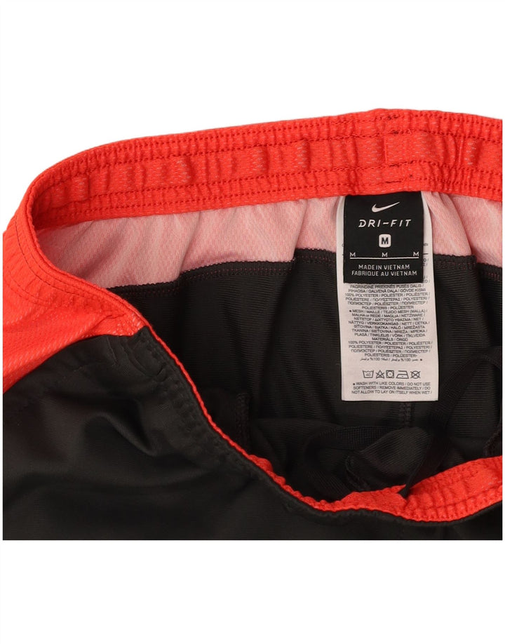 NIKE Mens Dri Fit Tracksuit Trousers Medium  Grey Colourblock Polyester