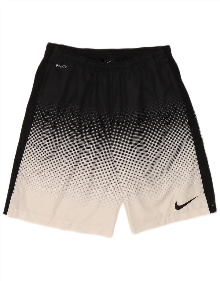 Nike Mens Dri Fit Sport Shorts Medium Black Colourblock Polyester
