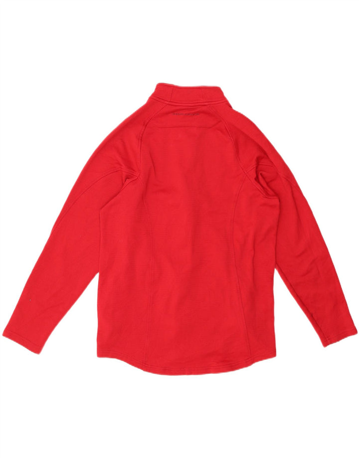 UNDER ARMOUR Womens Loose Fit Tracksuit Top Jacket UK 14 Medium Red