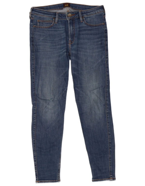 Lee Mens Scarlett Skinny Jeans W32 L31 Blue Cotton