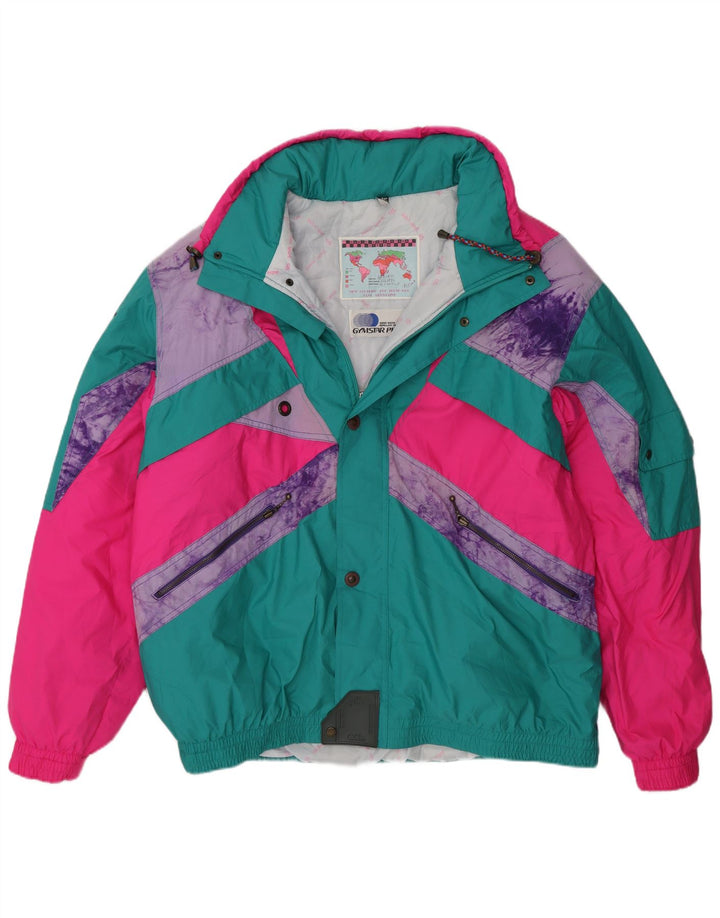 Dubin Mens Hooded Ski Jacket IT 56 3XL Multicoloured Colourblock Polyester