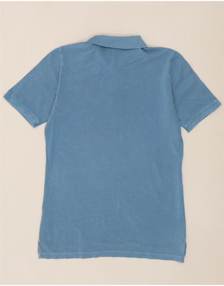 NIKE Mens Polo Shirt Medium Blue Cotton Vintage Nike and Second-Hand Nike from Messina Hembry 