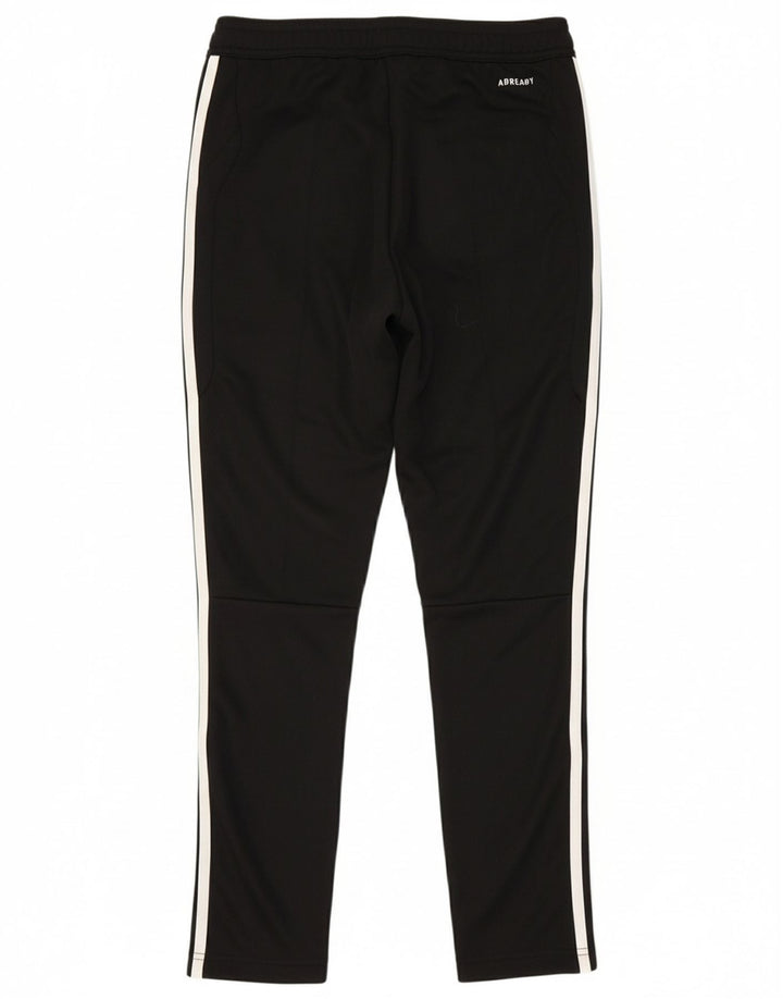 ADIDAS Boys Aeroready Tracksuit Trousers 11-12 Years  Black Polyester