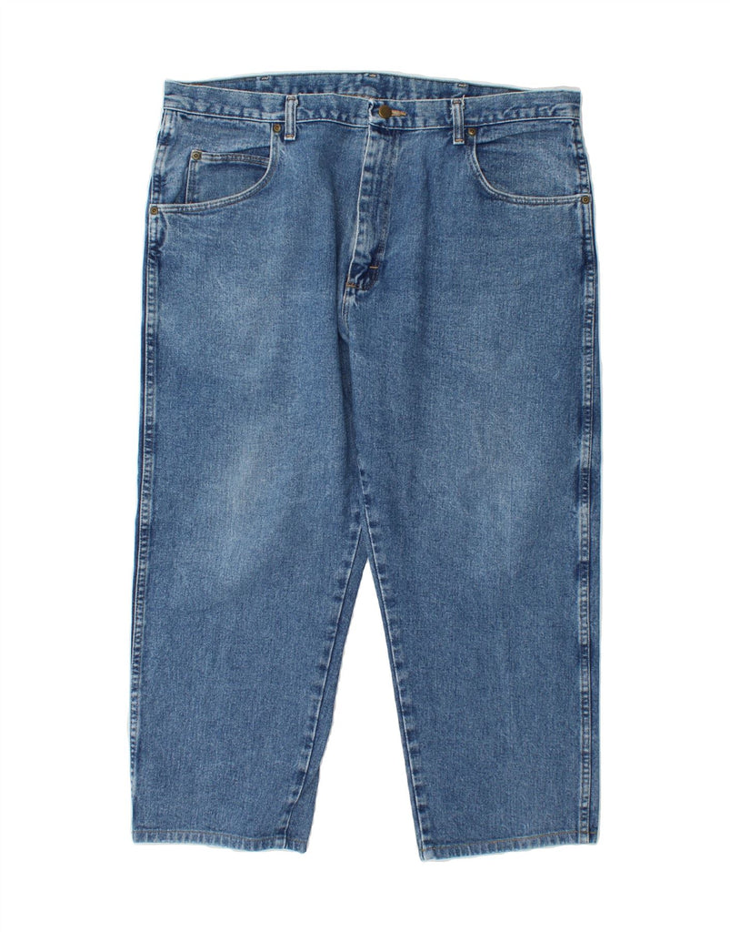 WRANGLER Mens Loose Fit Cropped Jeans  W40 L24 Blue Cotton Vintage Wrangler and Second-Hand Wrangler from Messina Hembry 