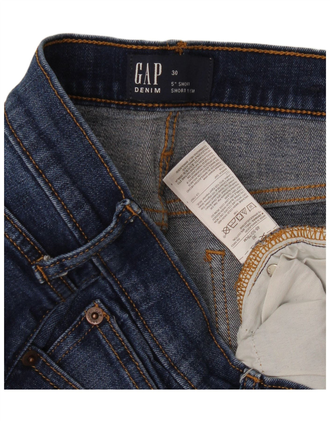 Gap Womens Denim Shorts W30 Medium Blue Cotton