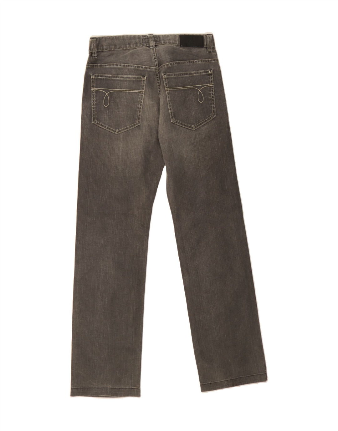 CALVIN KLEIN Womens Straight Jeans W28 L30 Grey Vintage Calvin Klein and Second-Hand Calvin Klein from Messina Hembry 