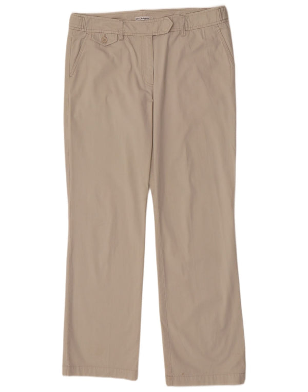 Marks & Spencer Womens Chino Trousers UK 16 Large W34 L31 Off White