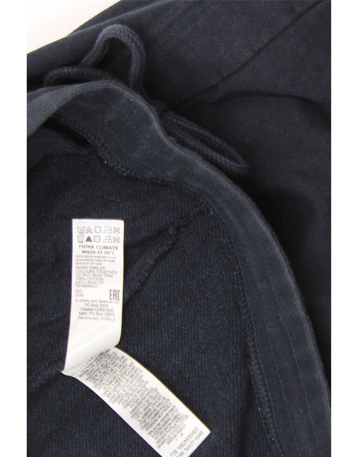 Marks & Spencer Mens Sport Shorts XL Navy Blue Cotton