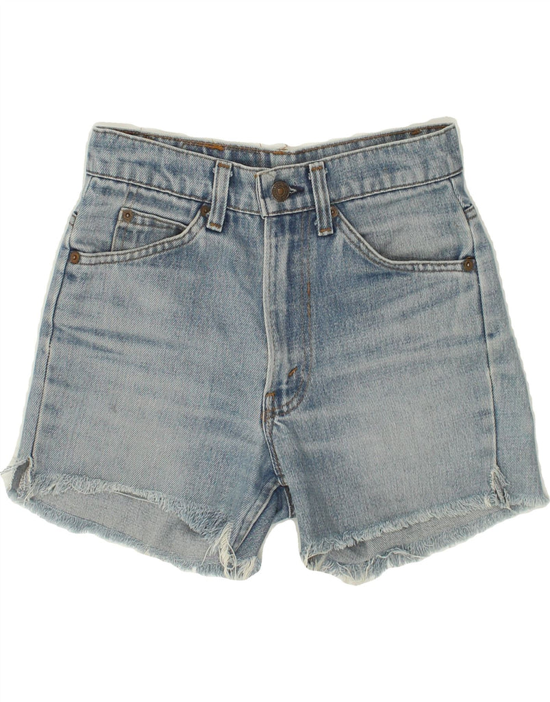 LEVI'S Womens Denim Shorts W28 Medium Blue | Vintage Levi's | Thrift | Second-Hand Levi's | Used Clothing | Messina Hembry 