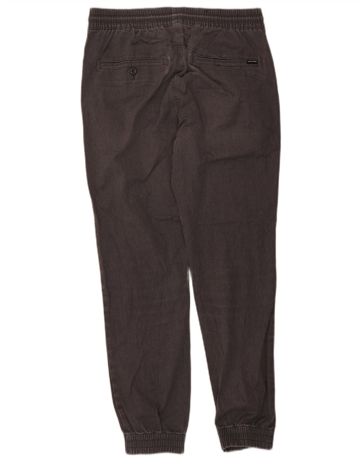Volcom Womens Joggers Chino Trousers Medium W30 L27 Grey Cotton