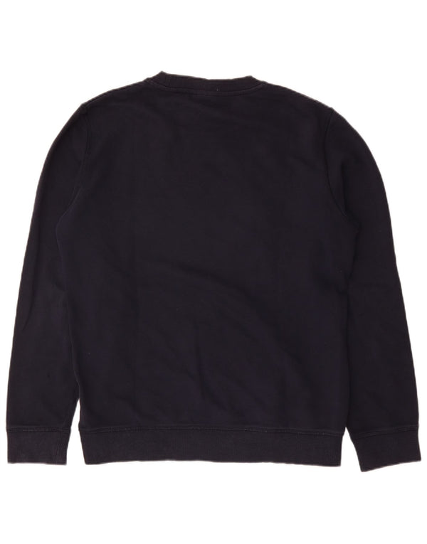 Napapijri Mens Graphic Sweatshirt Jumper Medium Navy Blue Camouflage Cotton