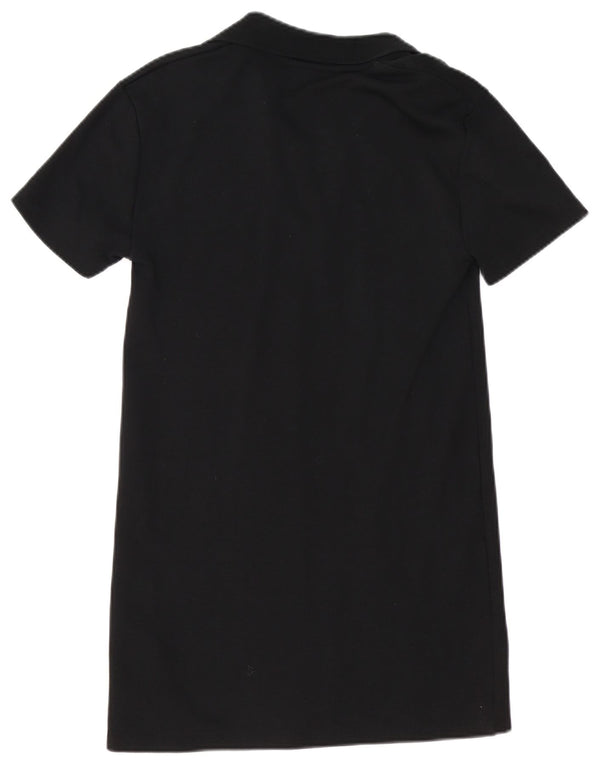 ZARA Womens Polo Dress UK 10 Small Black