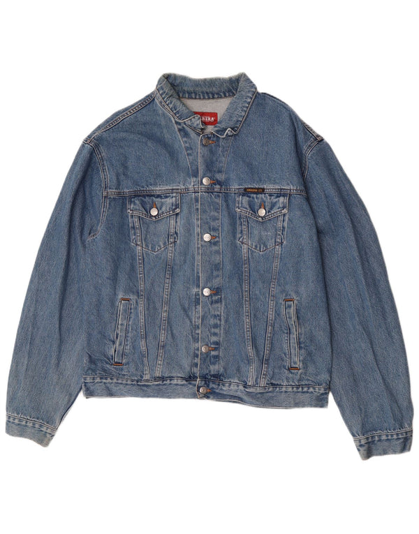 Carrera Mens Denim Jacket UK 44 2XL Blue