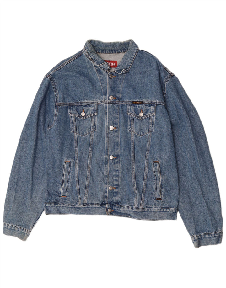 Carrera Mens Denim Jacket UK 44 2XL Blue