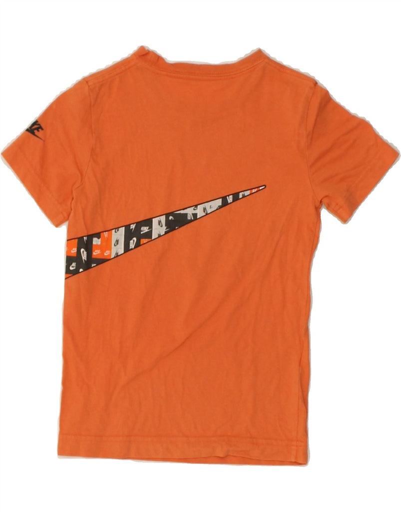 NIKE Boys Graphic T-Shirt Top 4-5 Years Orange Cotton | Vintage Nike | Thrift | Second-Hand Nike | Used Clothing | Messina Hembry 