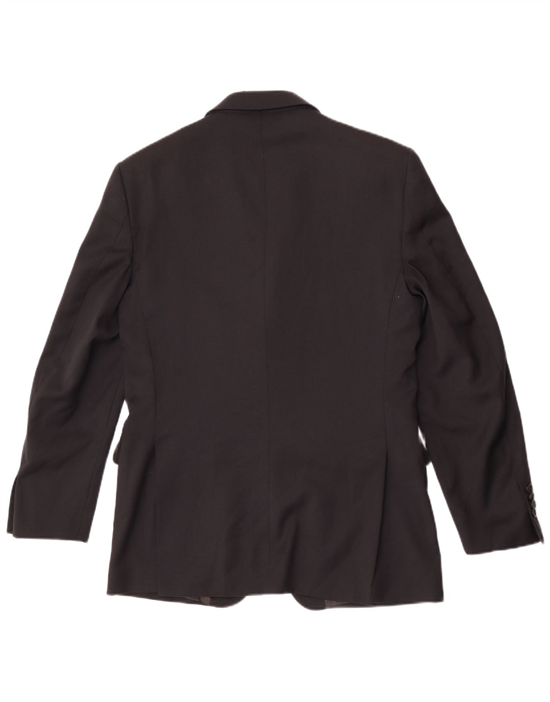 Brooksfield Mens 3 Button Blazer Jacket IT 48 Medium Black Wool