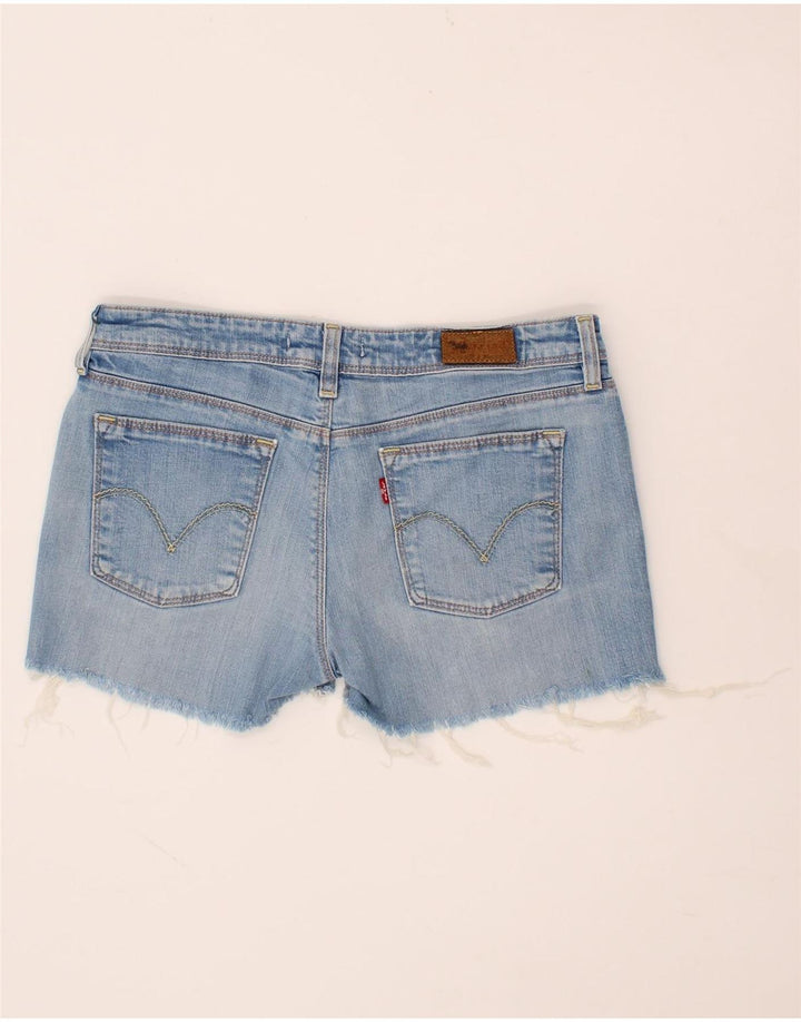 LEVI'S Womens 572 Denim Shorts W32 Large Blue Vintage Levi's and Second-Hand Levi's from Messina Hembry 